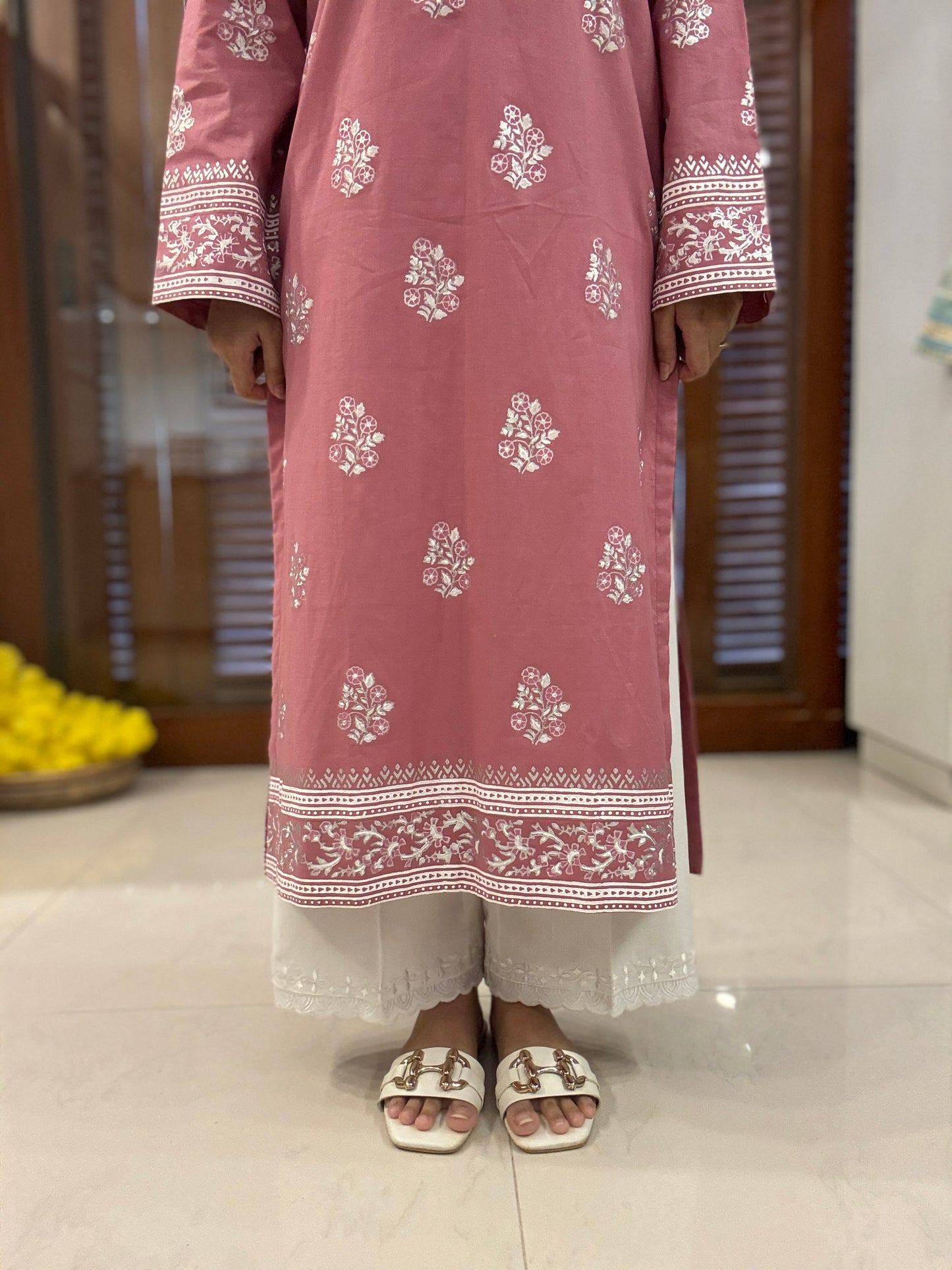 KASHMIRI PINK KURTA