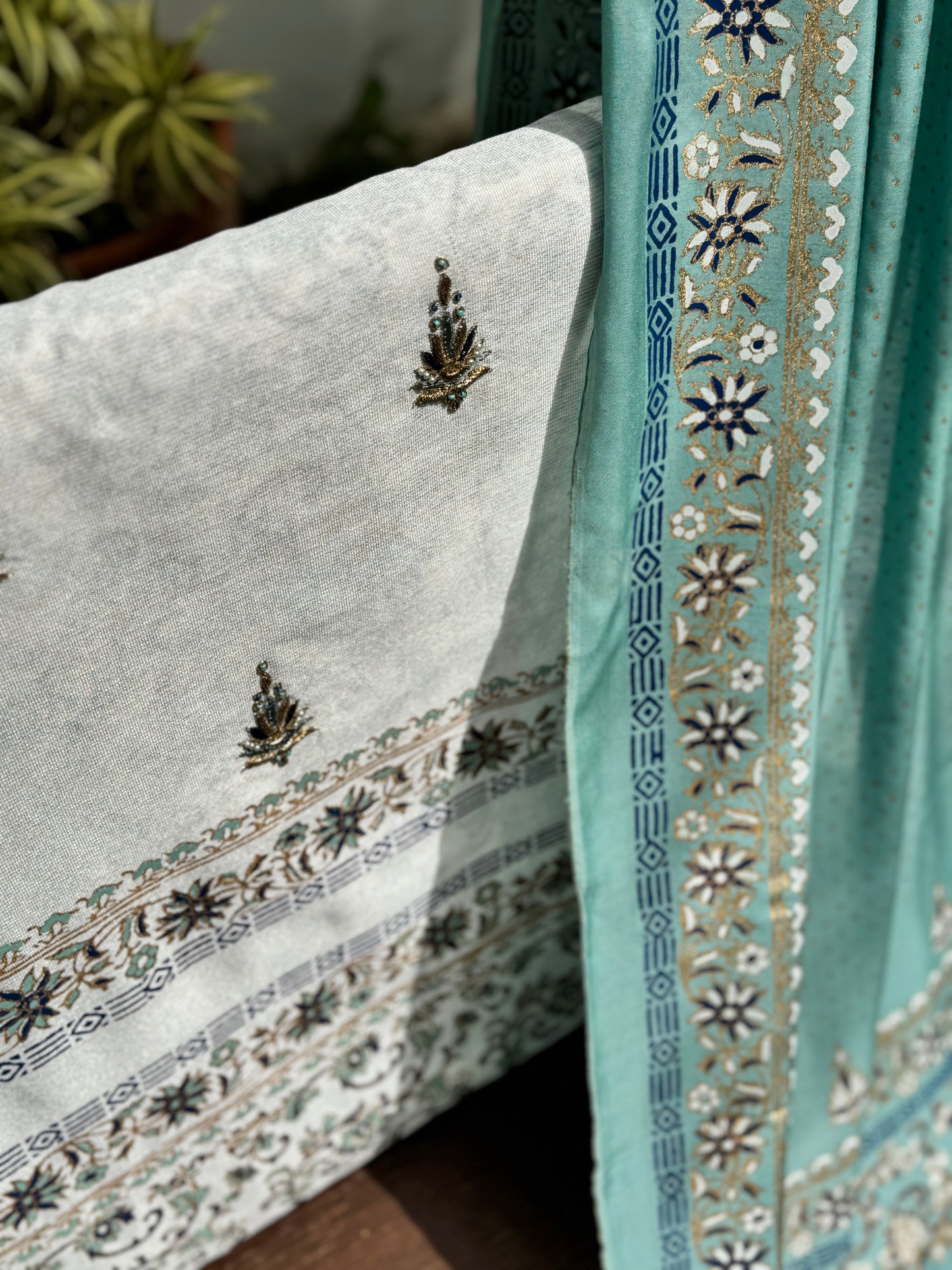 IVORY & TURQUOISE