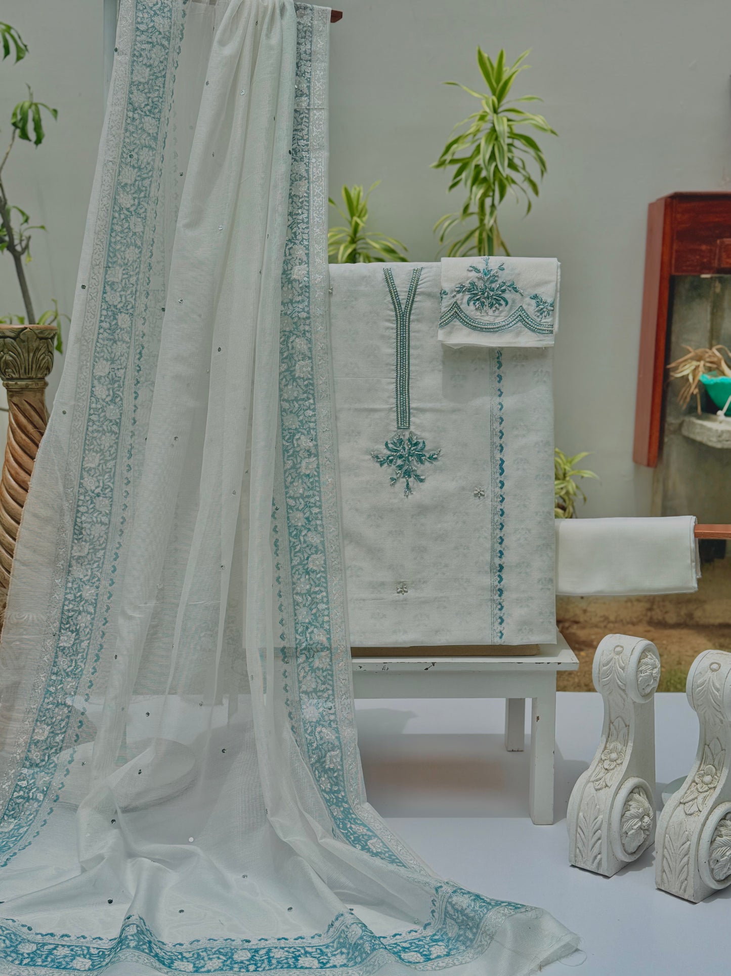 White Teal