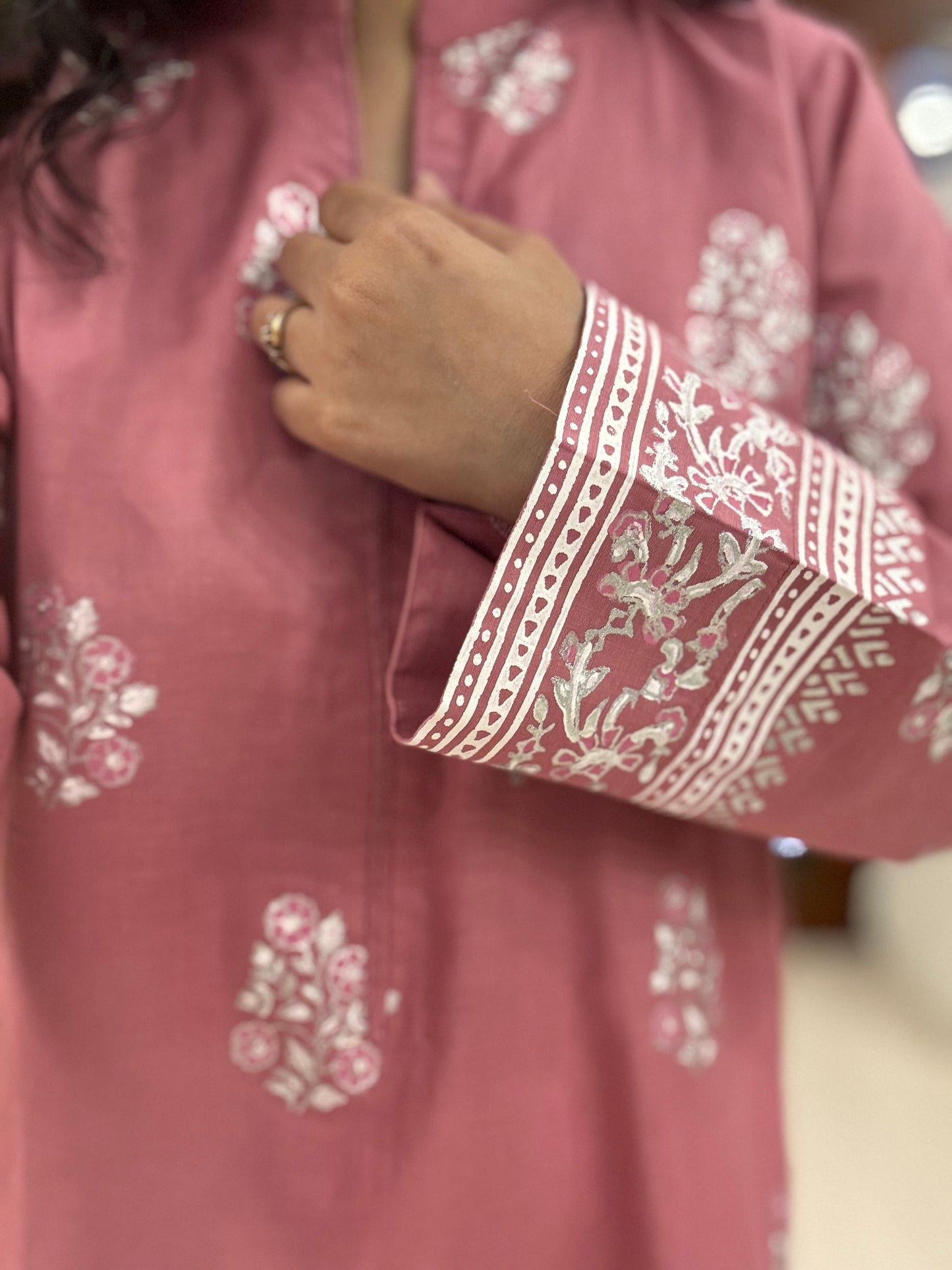KASHMIRI PINK KURTA