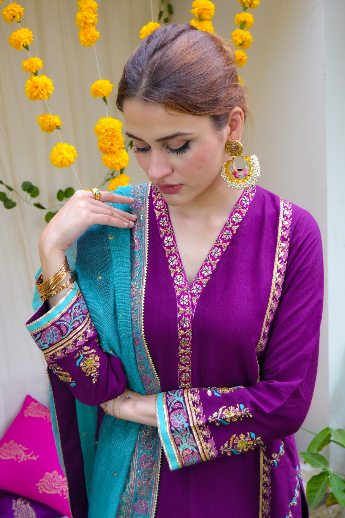 Purple Turquoise