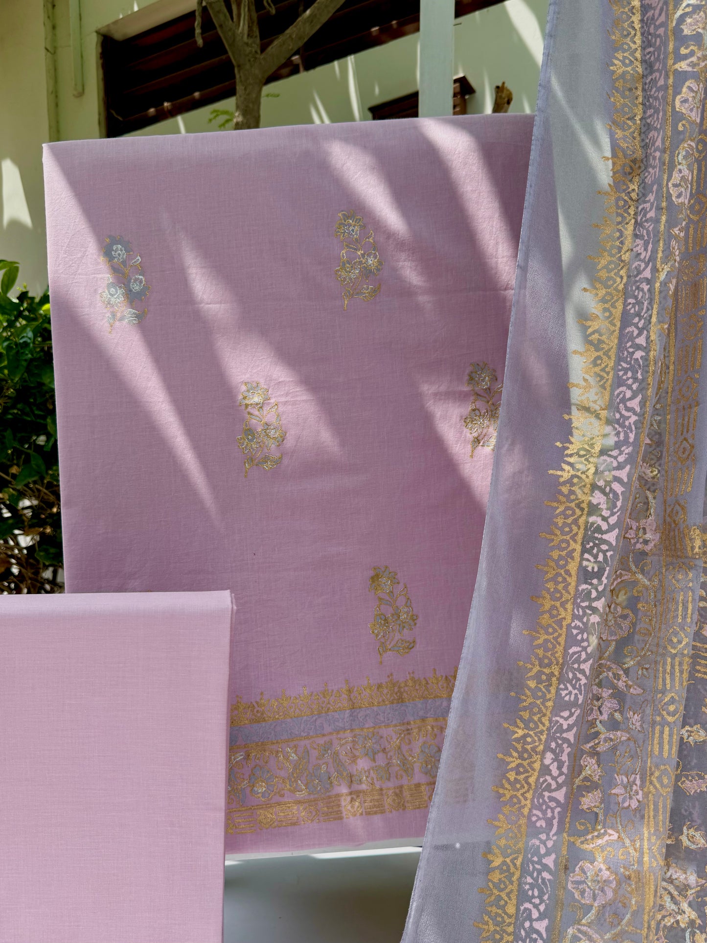 Cotton - Pink Grey