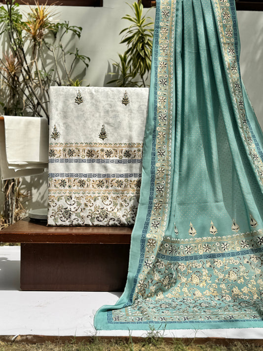 IVORY & TURQUOISE