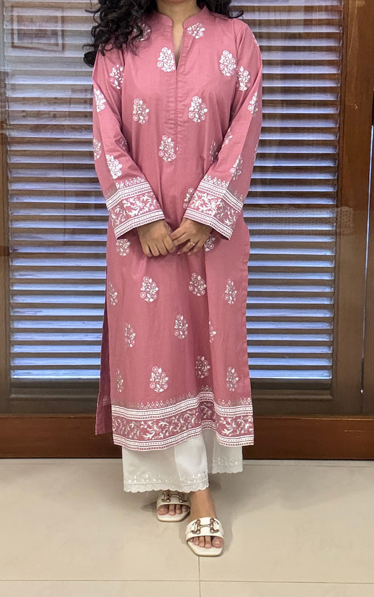 KASHMIRI PINK KURTA
