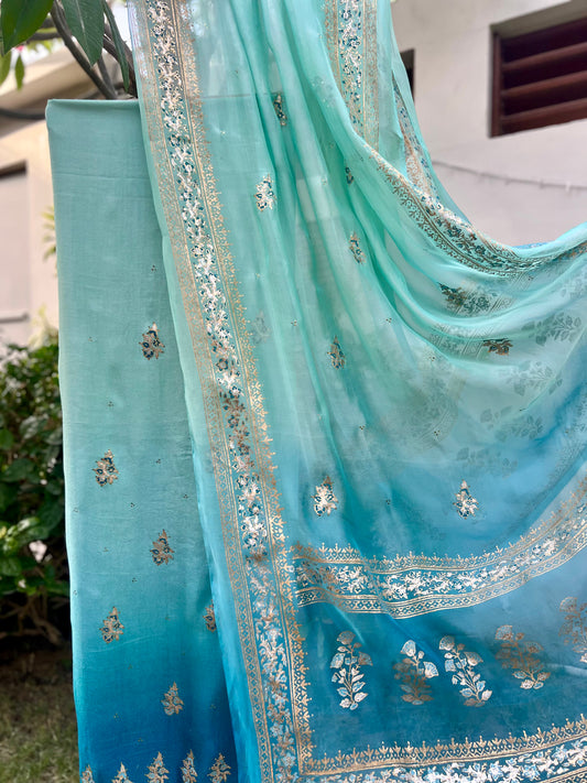 turquoise Ombre