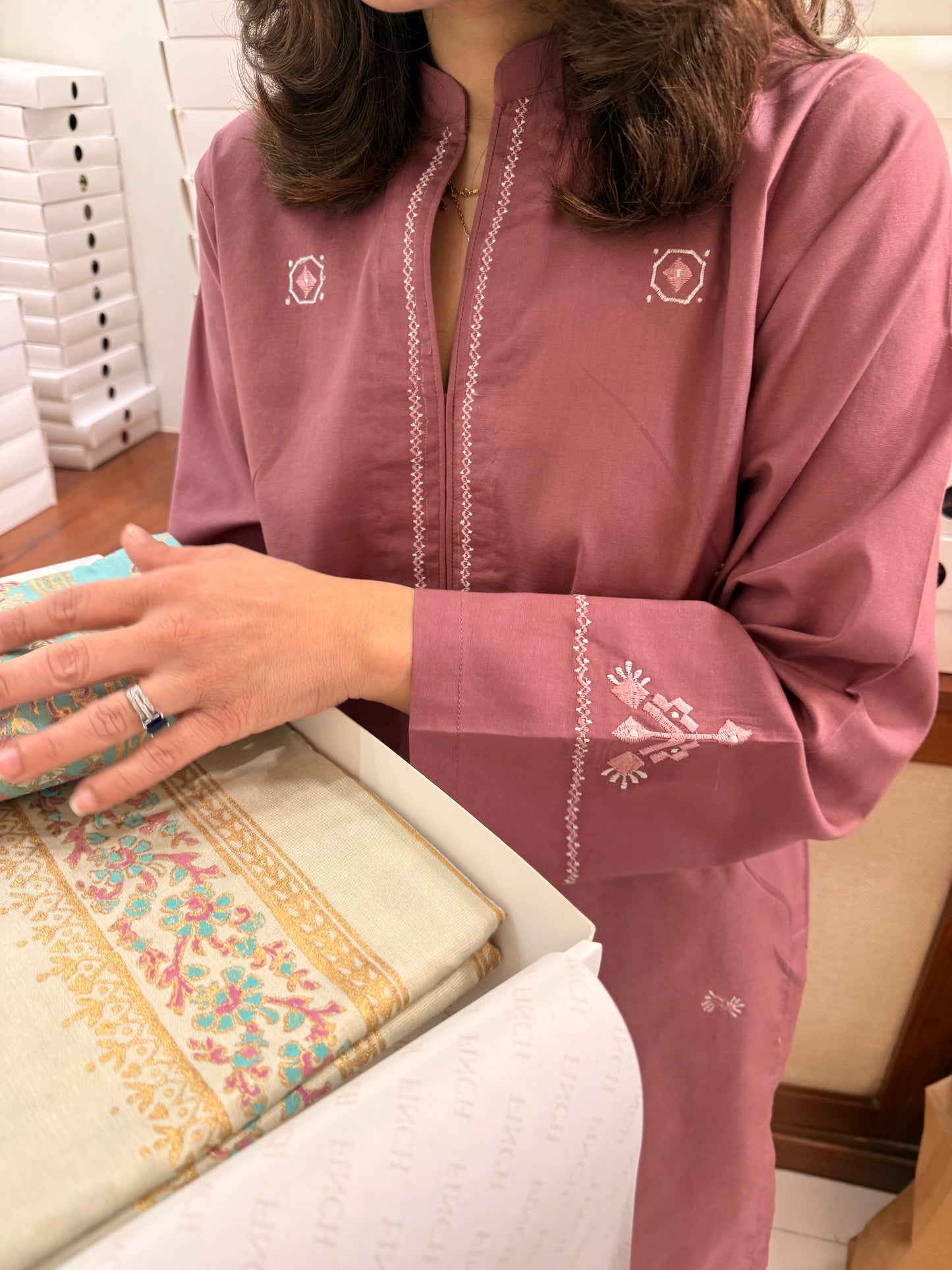 Vintage Pink Kurti