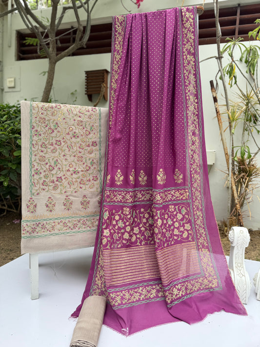 Grey Mauve/Printed